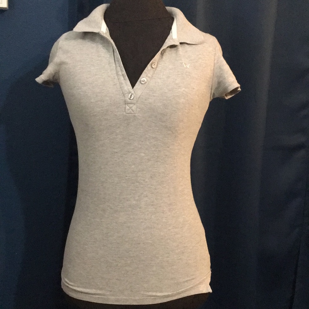 Grey shirt with collar